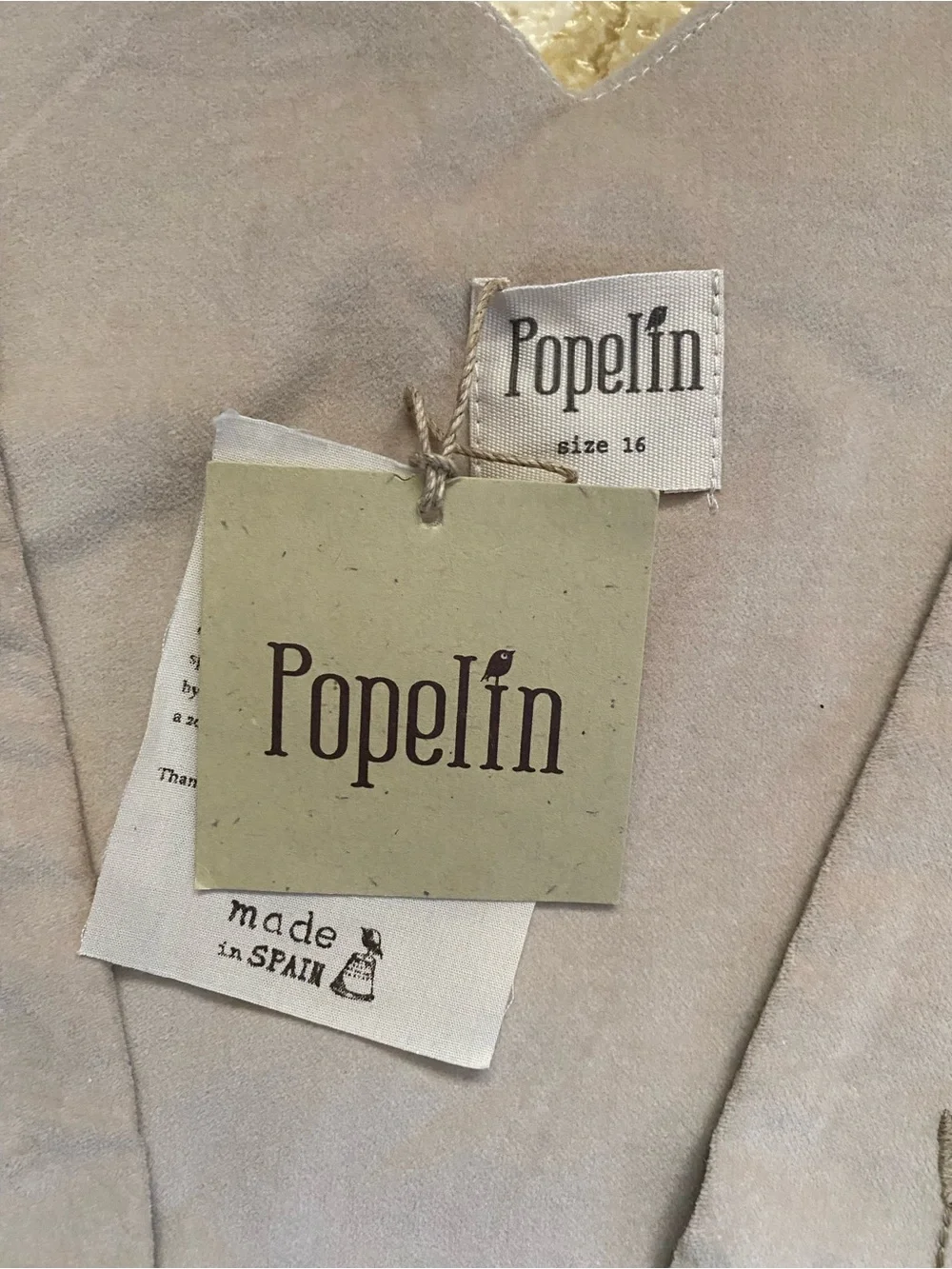 Popelín Girls Corduroy Pinafore Jumper Dress Size 16 NWT